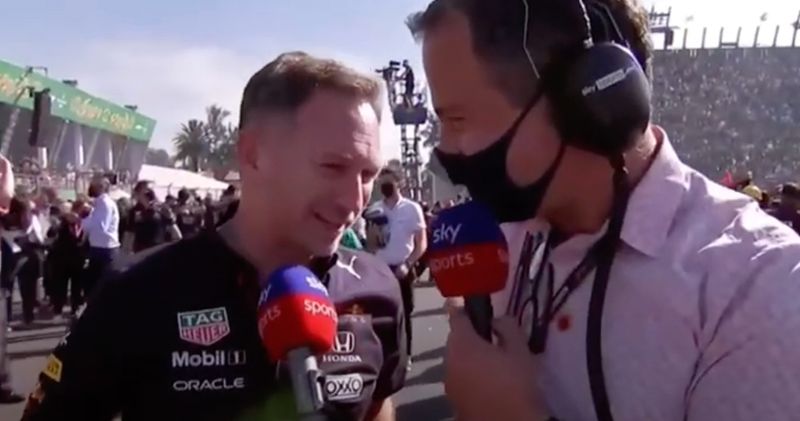 Video. De reactie van Christian Horner over Max Verstappen na de race in Mexico
