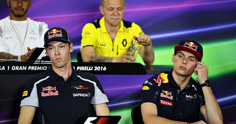 Vandaag 6 jaar geleden: Red Bull Racing wisselt Daniil Kvyat voor Max Verstappen