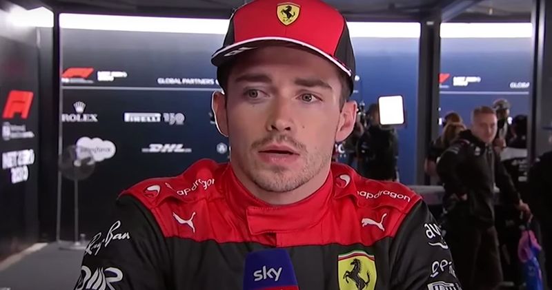 Video. De reactie van Charles Leclerc na de Grand Prix van Hongarije