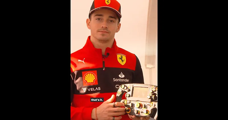 Video. Charles Leclerc geeft een gedetailleerde uitleg van zijn F1-stuur