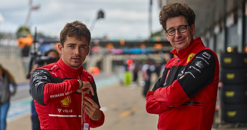 Mattia Binotto reageert op crash Charles Leclerc in Frankrijk