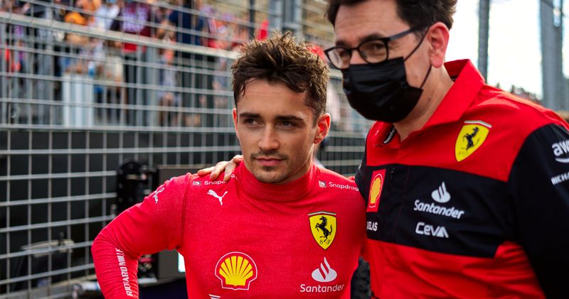 Charles Leclerc reageert op vertrek van Mattia Binotto bij Ferrari