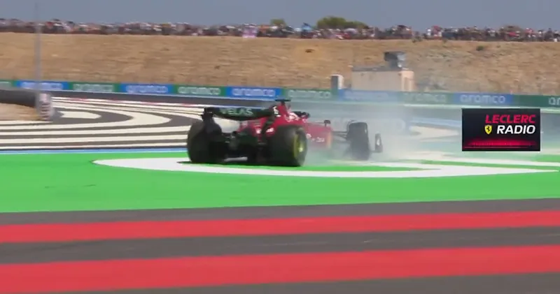 Video. Charles Leclerc ontploft op de boordradio na zijn crash