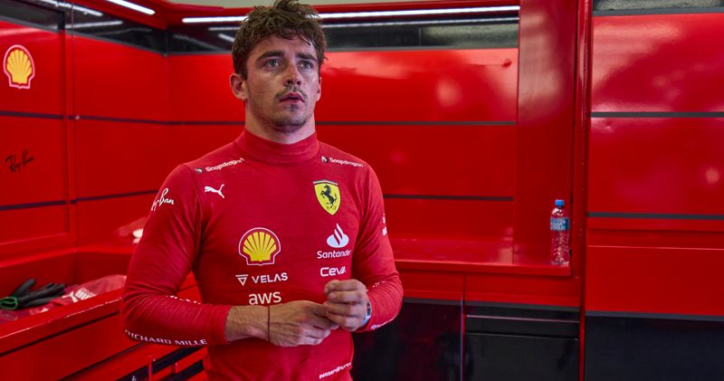 Charles Leclerc opnieuw met problemen aan zijn Ferrari-krachtbron
