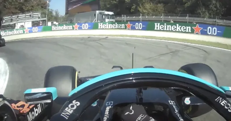 Video. De crash onboard vanuit Lewis Hamilton
