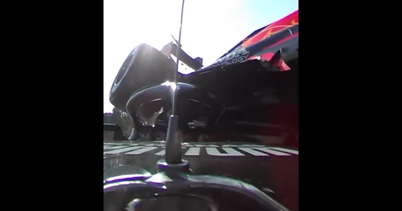 Video. Spectaculaire 360 graden beelden van crash tussen Verstappen en Hamilton