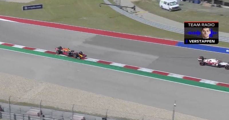 Video. Max Verstappen sneert naar collega's over de radio