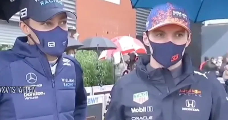 Video. Prachtig interview met Max Verstappen en George Russell
