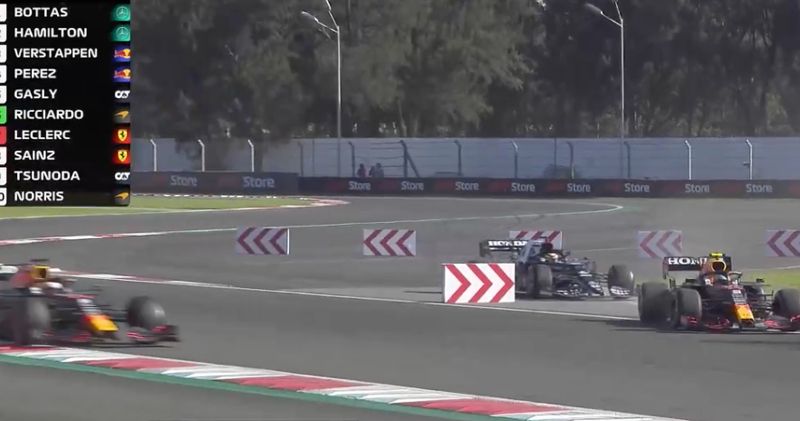 Video. Max Verstappen mist pole door Sergio Pérez en Yuki Tsunoda