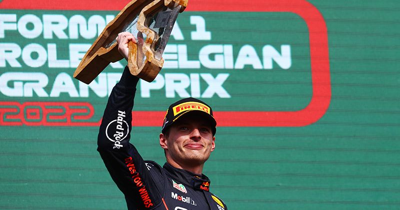 Max Verstappen verkozen tot Driver of the Day in België