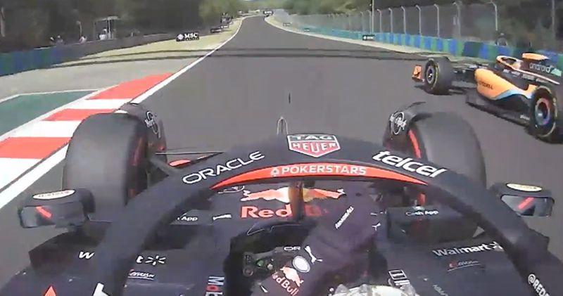 Video. Max Verstappen krijgt bezoek van Lando Norris en Daniel Ricciardo in Hongarije
