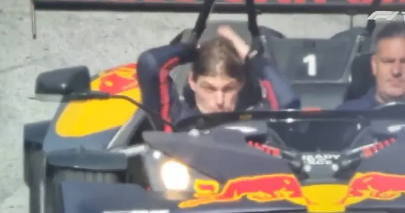 Video. Max Verstappen verliest pet na zege sprintrace Oostenrijk