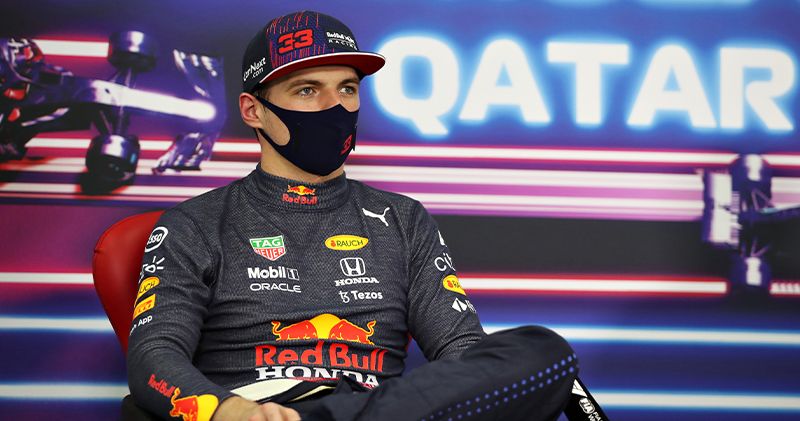 Breaking. Vijf plaatsen gridstraf voor Max Verstappen tijdens GP Qatar