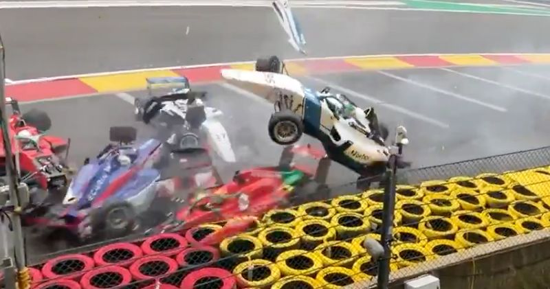Video. MEGA crash in W Series op Spa-Francorchamps