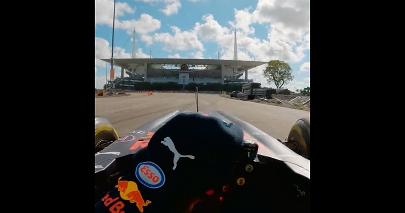 Video. On-board met Sergio Pérez op het gloednieuwe circuit in Miami