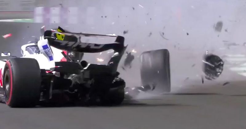 Haas in de problemen in Australië door crash Mick Schumacher