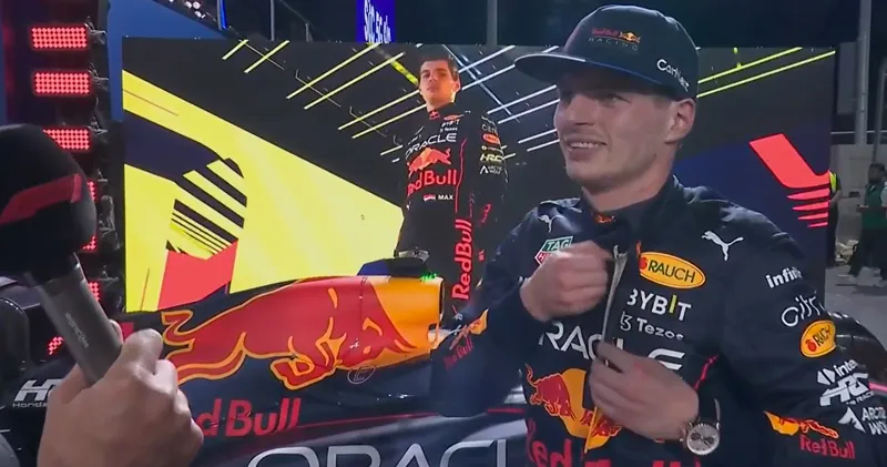 Video. Interview Max Verstappen na afloop GP Saoedi-Arabië