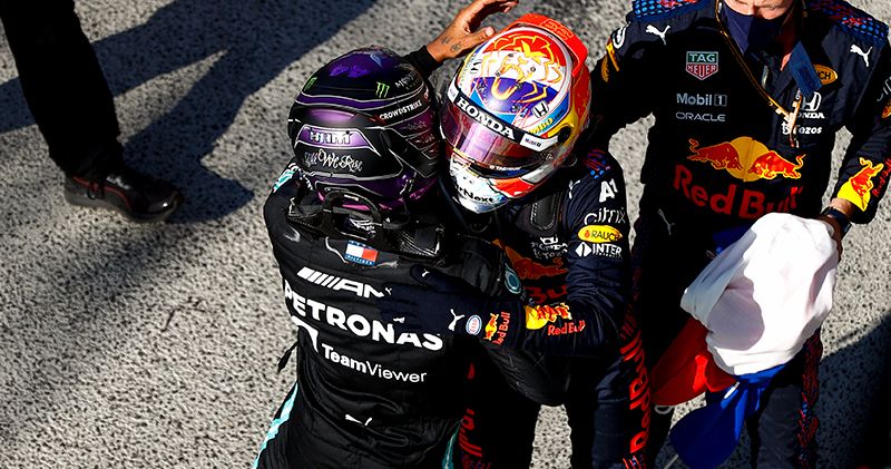 Lewis Hamilton verbaasd over Max Verstappen na crash op Monza
