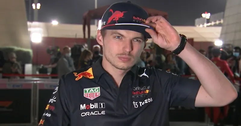 Video. Reactie Max Verstappen na afloop van dramatische GP Bahrein