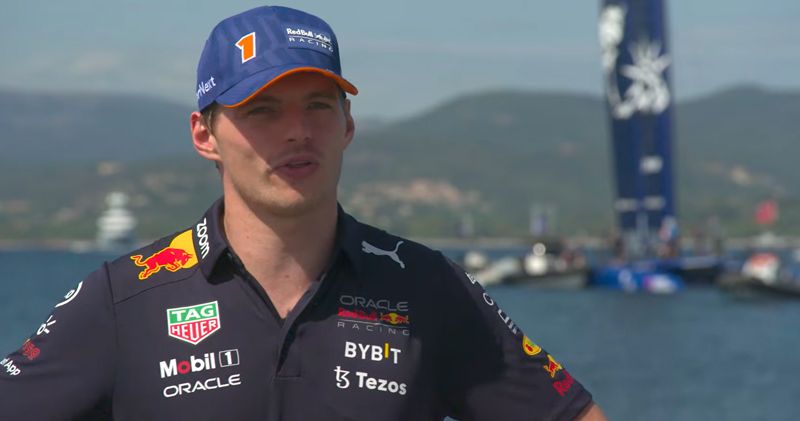 Video: Max Verstappen en Sergio Pérez zeilen in Saint Tropez
