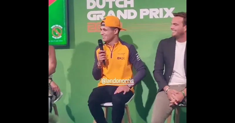Video. Lando Norris toont Nederlandse taal-skills