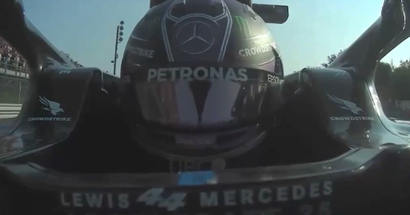 Video. De pijnlijke 'radio' van Lewis Hamilton na de sprint op Monza