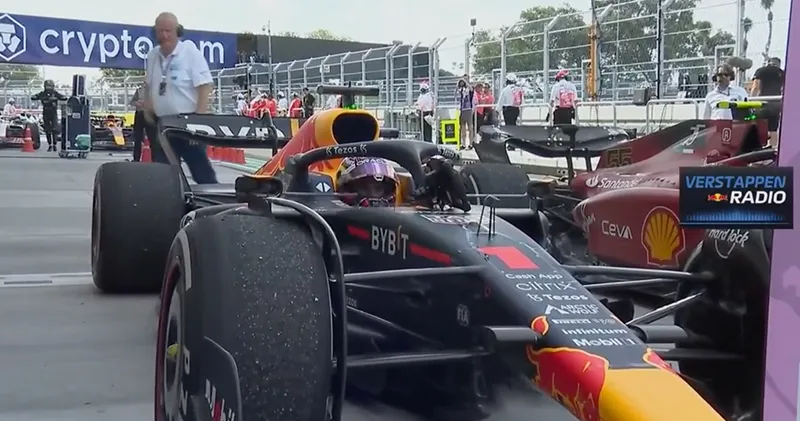 Video. Max Verstappen grapt met team na overwinning in Miami