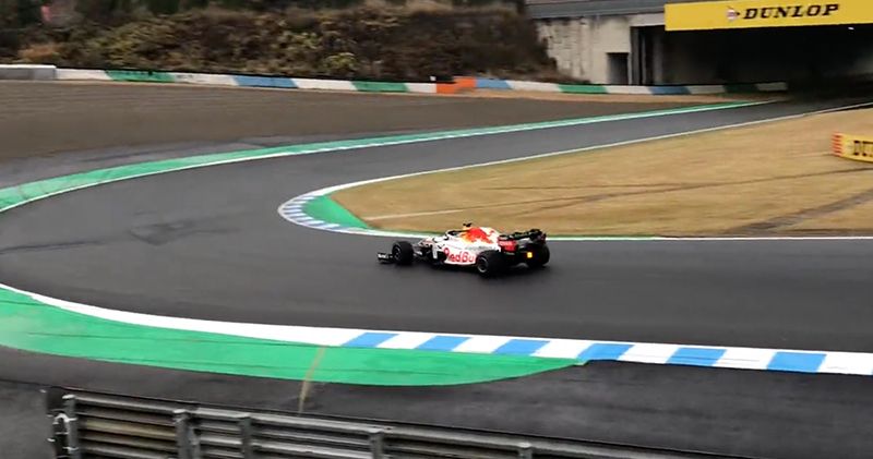 Red Bull Racing scheurt in Japan voor de Honda Racing Thanks Day