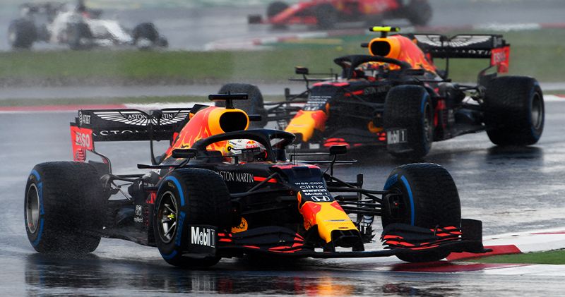 Red Bull Racing met speciale livery tijdens Grand Prix van Turkije