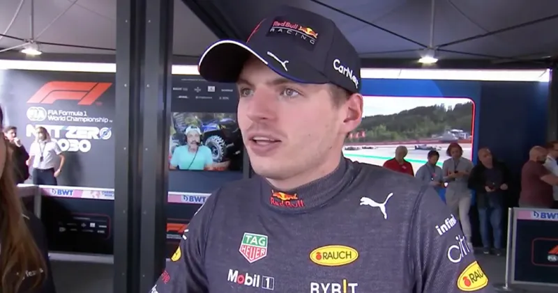 Video. De reactie van Max Verstappen na de race in Oostenrijk