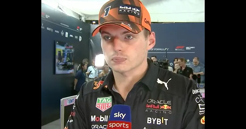 Video. De reactie van Max Verstappen na de 'fout' van Red Bull in Singapore
