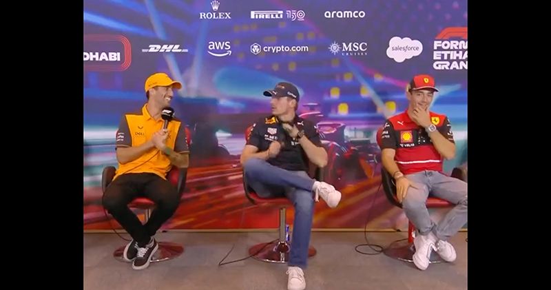 Video. Daniel Ricciardo grapt over 'pensioen' van Max Verstappen: 'Nog één seizoen'