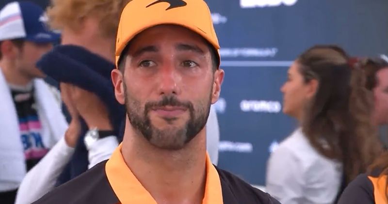 Video. Daniel Ricciardo in zak en as: 'Als je denkt dat het niet slechter kan...'