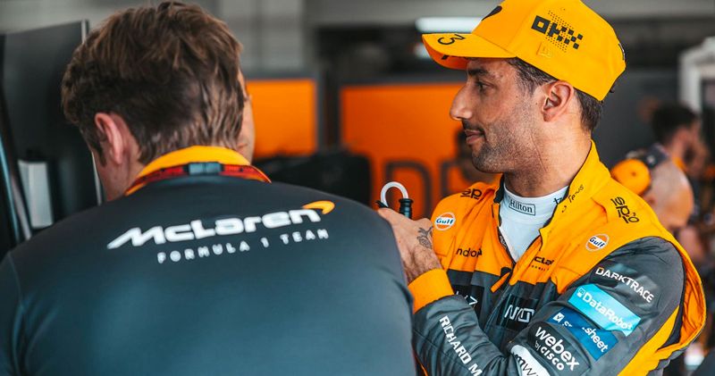 Daniel Ricciardo wordt buitengesloten bij McLaren sinds komst Oscar Piastri