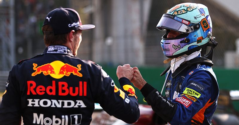 Daniel Ricciardo hoopt dat Max Verstappen wereldkampioen wordt in 2021