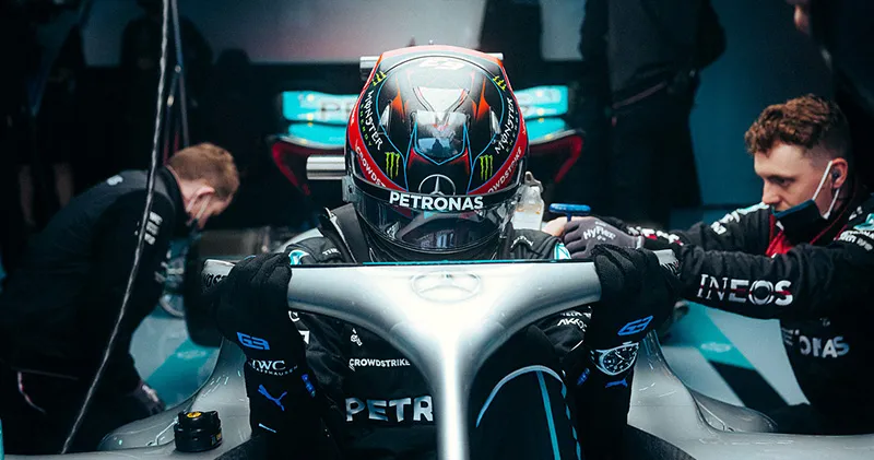 George Russell verrassend het snelst tijdens tweede vrije training in Imola