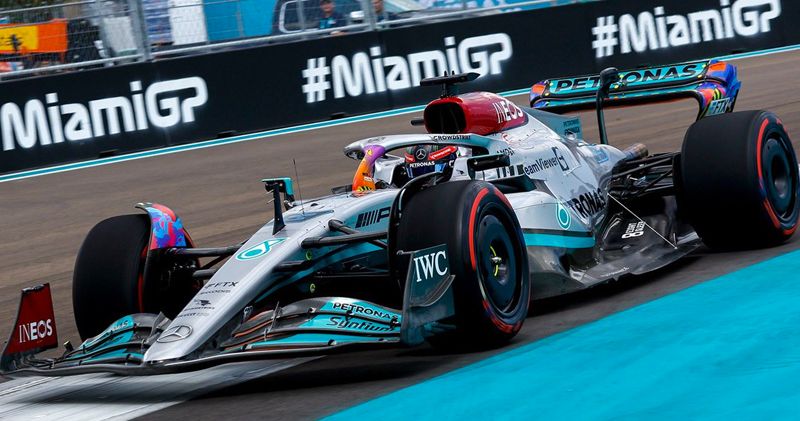 Mercedes terug aan kop na tweede vrije training in Miami