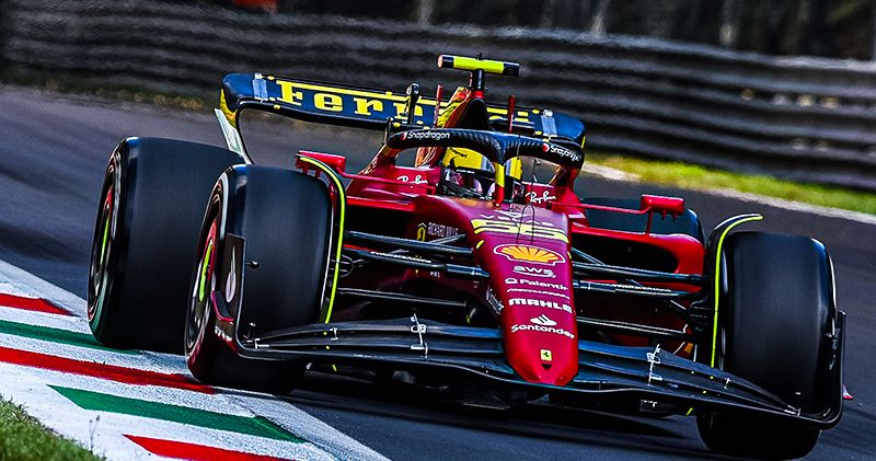Ferrari sterk uit de startblokken in Monza; Verstappen dwarsgezeten in VT1