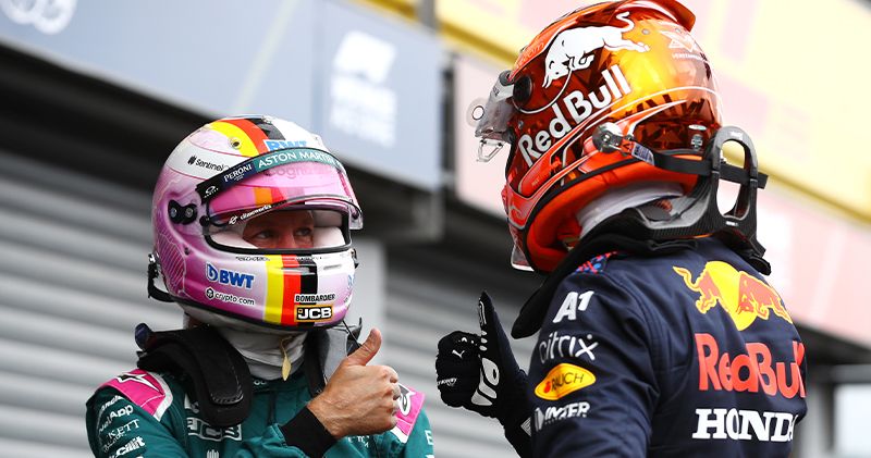 Sebastian Vettel teleurgesteld na kwalificatie: 'Kwam doordat Max nog bezig was'