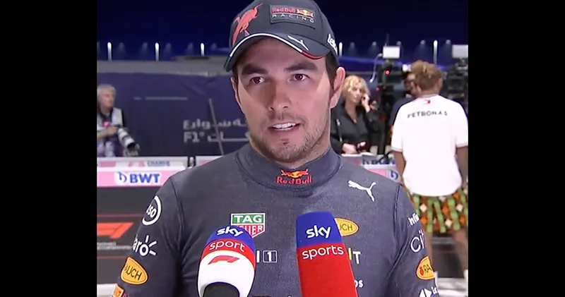 Video. Sergio Pérez: 'Ik ben erg blij voor Max'