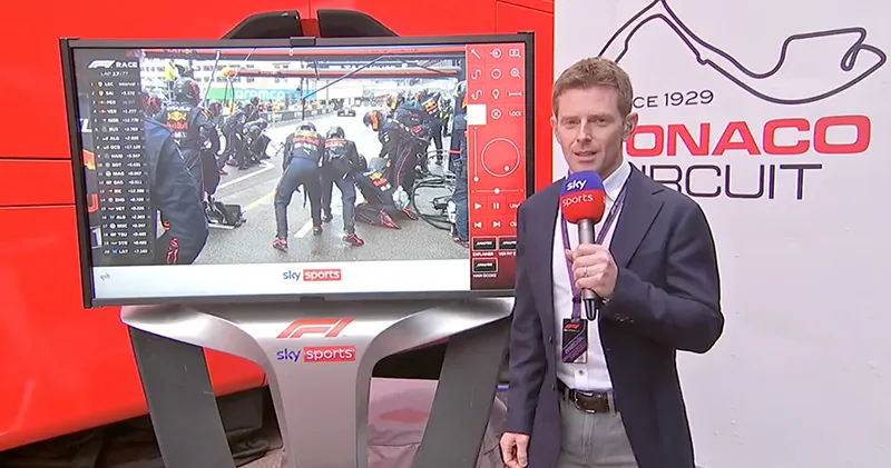 Video. Sky Sports analyseert pitstops van Ferrari en Red Bull