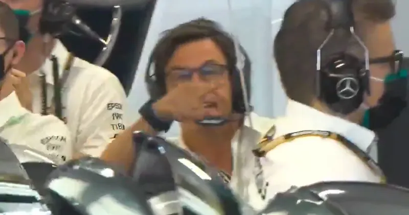Video. Toto Wolff provoceert na inhaalactie Lewis Hamilton