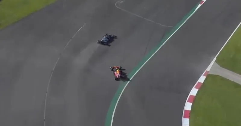 Video. Dit gebeurde er tijdens het incident met Verstappen, Pérez en Tsunoda