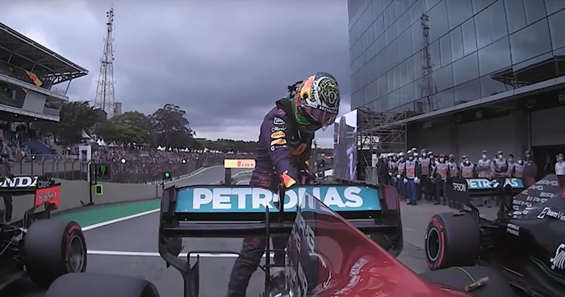 Red Bull Racing grapt over 'achtervleugel-incident' van Max Verstappen in Brazilië