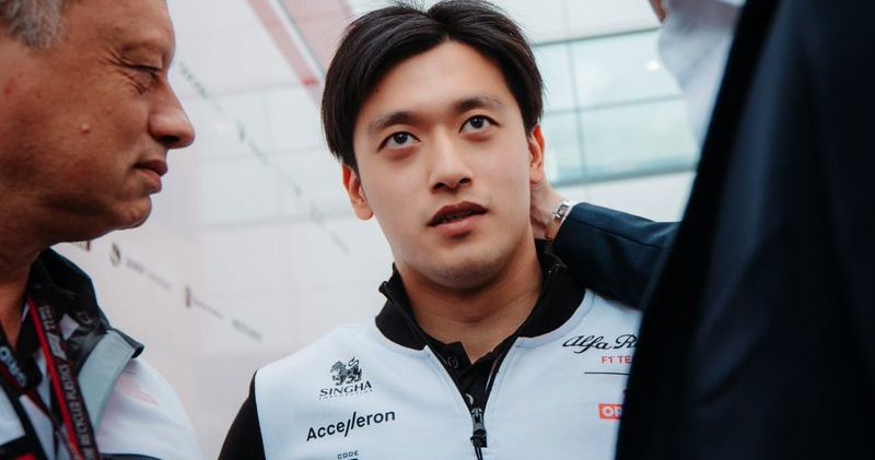 Guanyu Zhou lijkt zich op te kunnen maken voor tweede seizoen bij Alfa Romeo