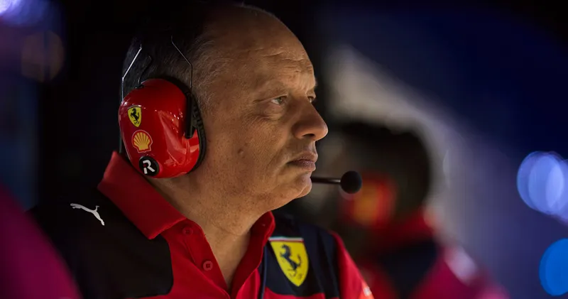 fred vasseur ferrari pitmuur bahrein test dag1