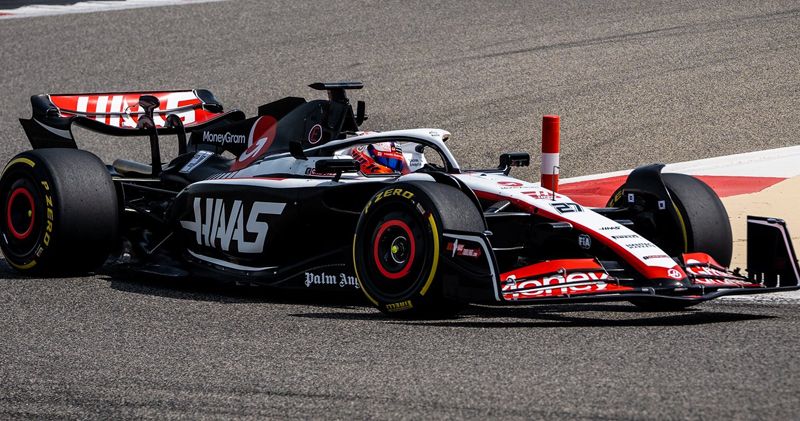 Haas deelt eerste beelden van Nico Hülkenberg op het circuit van Bahrein