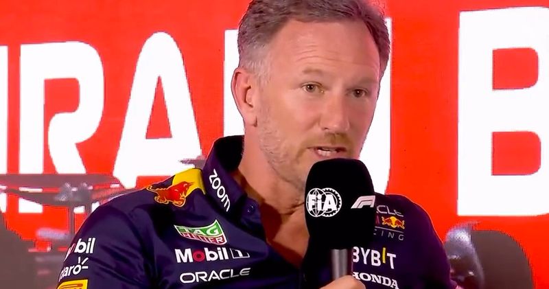 Video: Christian Horner reageert gevat op vraag over gevolgen van FIA-straf