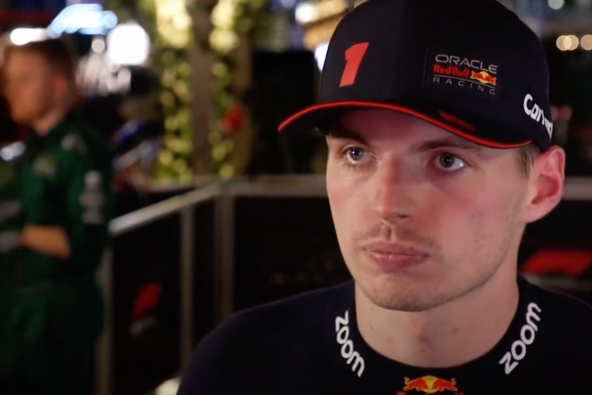 Video. De reactie van Max Verstappen na de Grand Prix van Saoedi-Arabië