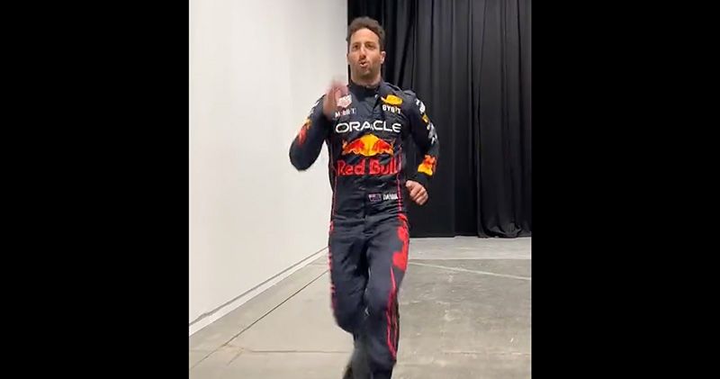 Video: Daniel Ricciardo schittert in TikTok-video van Red Bull